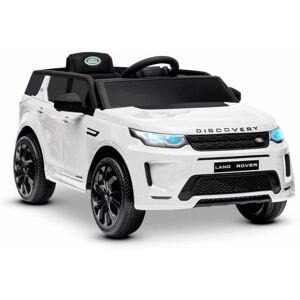 Voiture électrique Land Rover Discovery 2x 25W pour enfants - Avancer/recule, phares et audio - Blanc - Publicité Voiture électrique Land Rover Discovery 2x 25W pour enfants - Avancer/recule, phares et audio - Blanc - Publicité