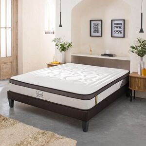 Matelas à Mémoire de Forme Bellecour Tivoli - 160x200cm - Blanc - Confort de Sommeil - Publicité Matelas à Mémoire de Forme Bellecour Tivoli - 160x200cm - Blanc - Confort de Sommeil - Publicité
