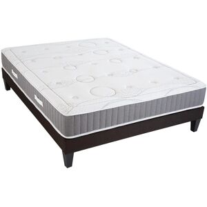 Olympe Modèle 160X200cm Matelas à mémoire de forme & Cadre en bois - Blanc - Publicité Olympe Modèle 160X200cm Matelas à mémoire de forme & Cadre en bois - Blanc - Publicité