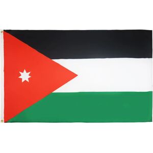 Az Flag Jordaanse Vlag 250x150cm - Nieuw Az Flag Jordaanse Vlag 250x150cm - Nieuw