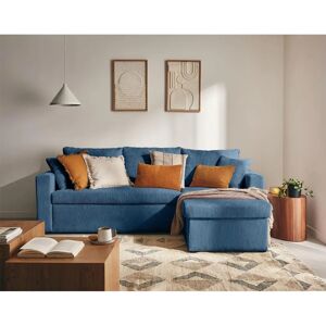 Best Mobilier Cyrus Canapé d'angle réversible en Velours - 4 Places - Publicité Best Mobilier Cyrus Canapé d'angle réversible en Velours - 4 Places - Publicité