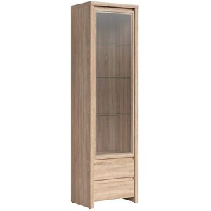 PETITS-MEUBLES Soren Armario de madera con puertas de cristal y cajones PETITS-MEUBLES Soren Armario de madera con puertas de cristal y cajones