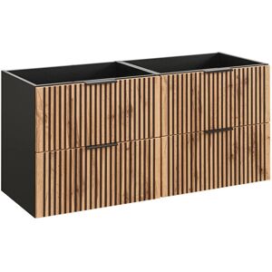 PETITS-MEUBLES Gaia 120cm Mueble de baño - Suspendido, 4 cajones PETITS-MEUBLES Gaia 120cm Mueble de baño - Suspendido, 4 cajones
