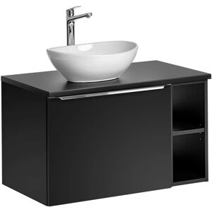 PETITS-MEUBLES Eros Negro Mueble de baño suspendido - Mueble lavabo PETITS-MEUBLES Eros Negro Mueble de baño suspendido - Mueble lavabo