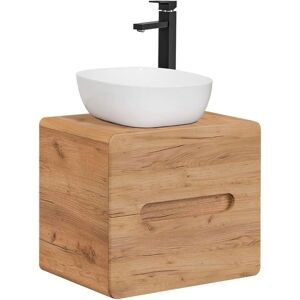 Mueble de baño Arun Madera - 60cm, Lavabo de cerámica, Madera FSC Mueble de baño Arun Madera - 60cm, Lavabo de cerámica, Madera FSC