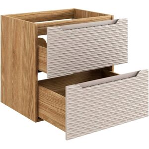 PETITS-MEUBLES Elora Beige y Madera 60cm - Mueble PETITS-MEUBLES Elora Beige y Madera 60cm - Mueble