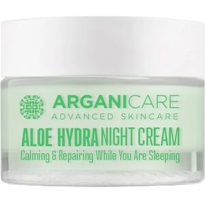 Crème de Nuit Arganicare Aloe Hydra - Hydratante Régénérante - Publicité Crème de Nuit Arganicare Aloe Hydra - Hydratante Régénérante - Publicité