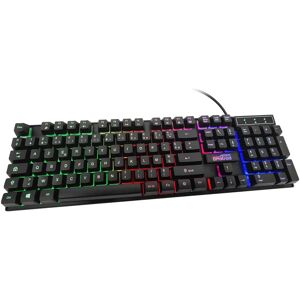 Clavier Pro Gamer Amstrad - RGB, 1,3 m, Noir - Publicité Clavier Pro Gamer Amstrad - RGB, 1,3 m, Noir - Publicité