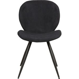 ZAGO STORE Chaise de salle à manger en tissu noir - Chaise de salle à manger - Publicité ZAGO STORE Chaise de salle à manger en tissu noir - Chaise de salle à manger - Publicité
