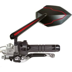 Miroir de moto Chaft Skyline - Réversible homologué CE, compatible Yamaha, noir/rouge - Publicité Miroir de moto Chaft Skyline - Réversible homologué CE, compatible Yamaha, noir/rouge - Publicité