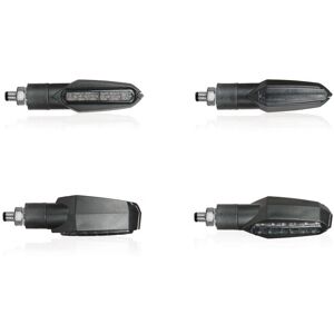 CHAFT Fiction - Indicatori LED per moto, nero con lente fumé CHAFT Fiction - Indicatori LED per moto, nero con lente fumé
