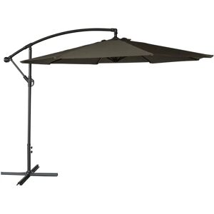 Happy Garden PAR542G Parasol de Terrasse - Rond Gris - Parasol - Publicité Happy Garden PAR542G Parasol de Terrasse - Rond Gris - Parasol - Publicité