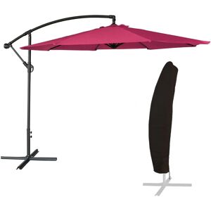 Happy Garden PAR542F-C Sombrilla de patio - Fucsia redonda Happy Garden PAR542F-C Sombrilla de patio - Fucsia redonda