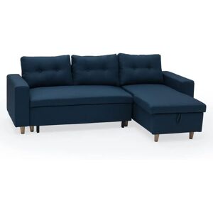 Canapé convertible bleu WADE 3 places - Happy Garden Canapé convertible bleu WADE 3 places - Happy Garden