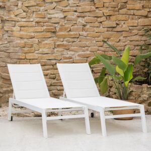 Happy Garden Modello 1281WW Sedia da esterno - Bianco Happy Garden Modello 1281WW Sedia da esterno - Bianco