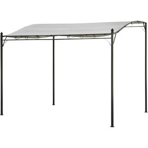 Happy Garden GAZ13C pergola murale en acier - Ombre moderne beige pour jardin - Publicité Happy Garden GAZ13C pergola murale en acier - Ombre moderne beige pour jardin - Publicité