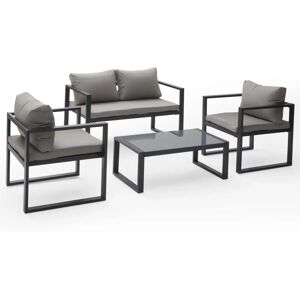 Happy Garden 1270GA Conjunto de Muebles de Jardín - Gris Happy Garden 1270GA Conjunto de Muebles de Jardín - Gris