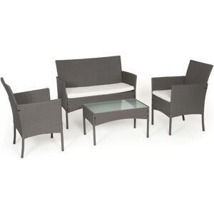Ensemble de Mobilier Extérieur Happy Garden 901GC - Gris - Publicité Ensemble de Mobilier Extérieur Happy Garden 901GC - Gris - Publicité