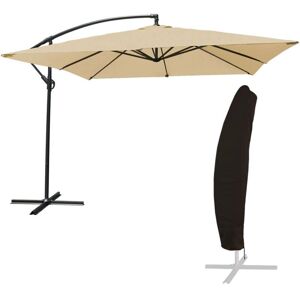 Sombrilla cuadrada beige Happy Garden - Sombrilla Sombrilla cuadrada beige Happy Garden - Sombrilla