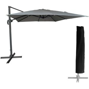 Sombrilla Happy Garden MOLOKAI - 3x3m cuadrada con protección UV Sombrilla Happy Garden MOLOKAI - 3x3m cuadrada con protección UV