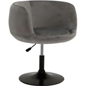 Sgabello da Bar Nolan Grigio Velour - Bar Stool Sgabello da Bar Nolan Grigio Velour - Bar Stool