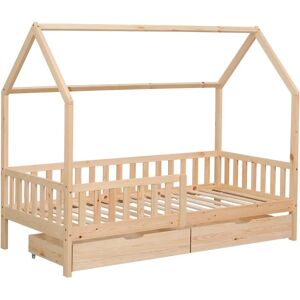 Happy Garden MARCEAU Letto - Letto a cabina in legno con cassetti Happy Garden MARCEAU Letto - Letto a cabina in legno con cassetti