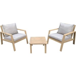 Happy Garden ACA22S Conjunto de Muebles de Jardín - Beige - 2 Plazas Happy Garden ACA22S Conjunto de Muebles de Jardín - Beige - 2 Plazas
