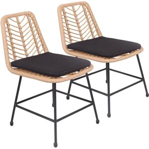 Happy Garden Modell: Oka Synthetischer Rattan Stühle - Garteneinrichtung Happy Garden Modell: Oka Synthetischer Rattan Stühle - Garteneinrichtung