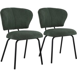 Sillas de Terciopelo Nilsa de Happy Garden - Pack de 2 - Muebles de Interior Sillas de Terciopelo Nilsa de Happy Garden - Pack de 2 - Muebles de Interior