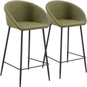 Happy Garden Achille Grüne Polyester Barhocker - Bar Stools Happy Garden Achille Grüne Polyester Barhocker - Bar Stools