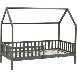 Cama infantil HAPPY GARDEN - Cabaña de pino natural 190x90cm Cama infantil HAPPY GARDEN - Cabaña de pino natural 190x90cm