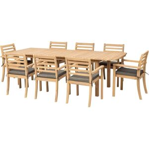 Conjunto de Muebles de Jardín Extensible - 8 Plazas - Gris Conjunto de Muebles de Jardín Extensible - 8 Plazas - Gris