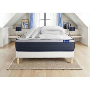 Ensemble Matelas Latex et Mousse à Mémoire Blanc - 140x190 cm - Pack Complet - Publicité Ensemble Matelas Latex et Mousse à Mémoire Blanc - 140x190 cm - Pack Complet - Publicité