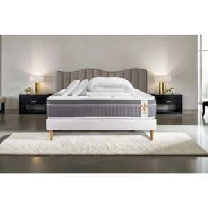 Ensemble de lit Litier Deluxe Trente 140 x 190 cm - Matelas, Sommier, Oreillers - Publicité Ensemble de lit Litier Deluxe Trente 140 x 190 cm - Matelas, Sommier, Oreillers - Publicité