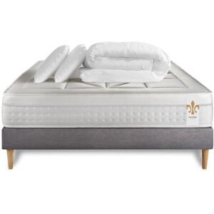 Litier Deluxe Vingt-Huit Matelas gris 180x200cm - Publicité Litier Deluxe Vingt-Huit Matelas gris 180x200cm - Publicité