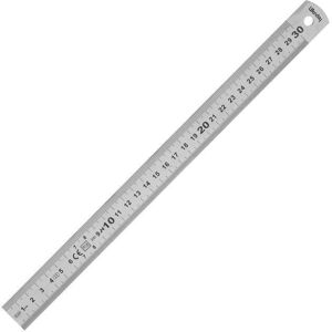Règle en Inox Double Face Wonday - 30cm - Outil de Mesure - Publicité Règle en Inox Double Face Wonday - 30cm - Outil de Mesure - Publicité