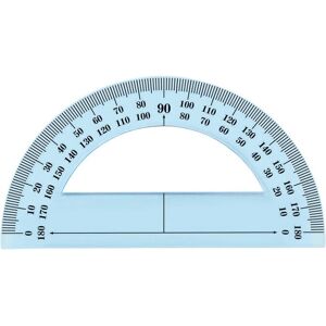 Protractor Wonday FTS850062 - Semi-cercle 180° - 12 cm - Publicité Protractor Wonday FTS850062 - Semi-cercle 180° - 12 cm - Publicité
