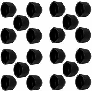 CYCLINGCOLORS - M6-HEX10 - Nero - Plastica - Copricinghie Bulloni CYCLINGCOLORS - M6-HEX10 - Nero - Plastica - Copricinghie Bulloni