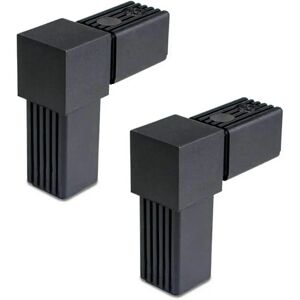 CYCLINGCOLORS - Vierkante buis hoek recht 2-weg 25x1,5mm - Connector CYCLINGCOLORS - Vierkante buis hoek recht 2-weg 25x1,5mm - Connector