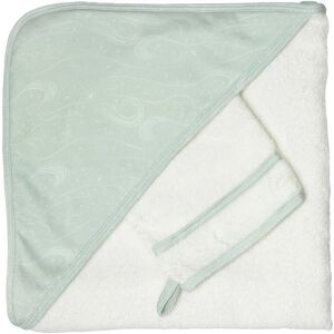 Ensemble de bain bébé Trois Kilos Sept - 70x70cm, Blanc, Coton, Coffret cadeau Ensemble de bain bébé Trois Kilos Sept - 70x70cm, Blanc, Coton, Coffret cadeau