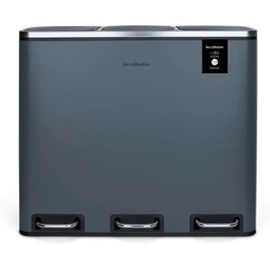 H.Koenig Les Collectors 60L Stahlmülleimer - 3 Fächer H.Koenig Les Collectors 60L Stahlmülleimer - 3 Fächer