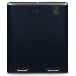 Les Collectors N°910 - Pedal Recycling Bin - Black & Blue Les Collectors N°910 - Pedal Recycling Bin - Black & Blue