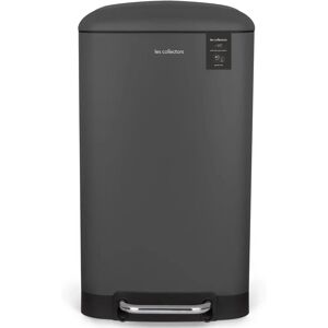 Les Collectors N°831 Cubo de Cocina - 40 L, Acero, Gris Antracita Les Collectors N°831 Cubo de Cocina - 40 L, Acero, Gris Antracita