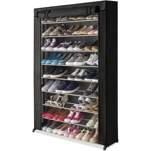 Facilitys - Rangement à chaussures - 30 paires - Noir - Publicité Facilitys - Rangement à chaussures - 30 paires - Noir - Publicité