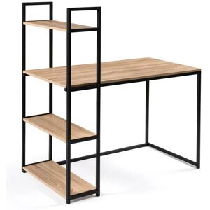 Facilitys - Escritorio madera-metal - Noir - Desk - Publicité Facilitys - Escritorio madera-metal - Noir - Desk - Publicité