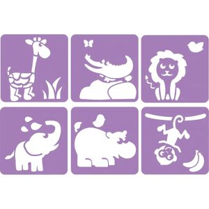 SODERTEX - L730004 - Violet - Theme Savannah - Stencil - Publicité SODERTEX - L730004 - Violet - Theme Savannah - Stencil - Publicité