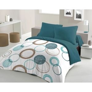 HOME LINGE PASSION Grüne Kreise Doppelbett Bettbezug HOME LINGE PASSION Grüne Kreise Doppelbett Bettbezug