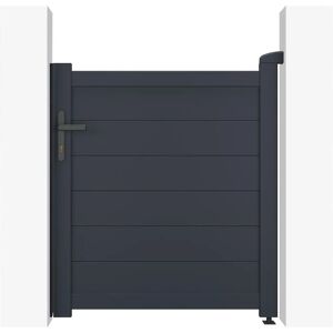 Casanoov Eiger 100p115 - Puerta peatonal de aluminio con privacidad moderna Casanoov Eiger 100p115 - Puerta peatonal de aluminio con privacidad moderna