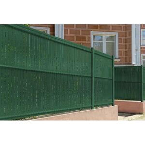 Kit de Lames en PVC Casanoov - Vert - 4m x 1,7m Clôture - Publicité Kit de Lames en PVC Casanoov - Vert - 4m x 1,7m Clôture - Publicité