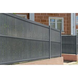 Kit de Clôture en PVC Gris Casanoov - Résistant aux UV, Facile à installer - 190cm - Publicité Kit de Clôture en PVC Gris Casanoov - Résistant aux UV, Facile à installer - 190cm - Publicité